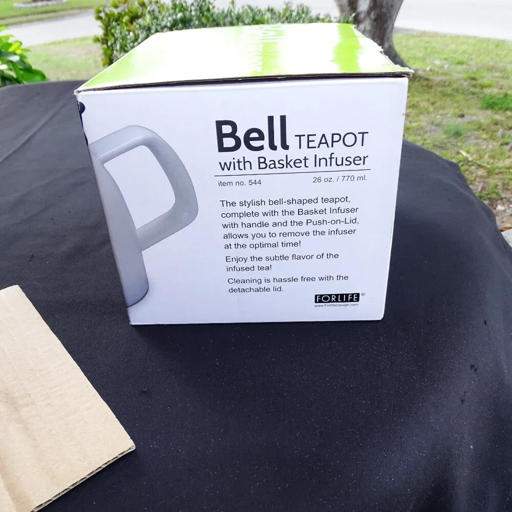 BELL TEAPOT with Basket Infuser - Picture 7 of 8